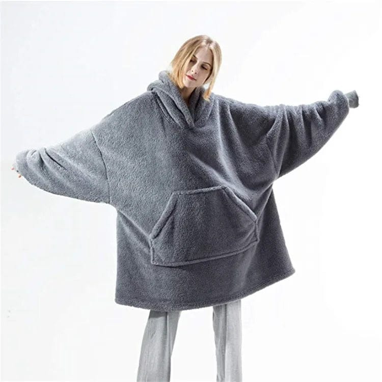 KEITH - Kapuzen-Fleecepullover im Oversized-Stil
