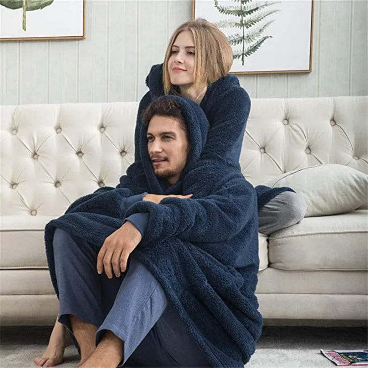 KEITH - Kapuzen-Fleecepullover im Oversized-Stil