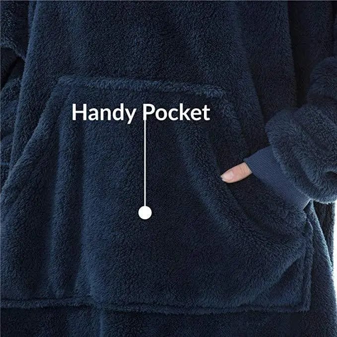 KEITH - Kapuzen-Fleecepullover im Oversized-Stil