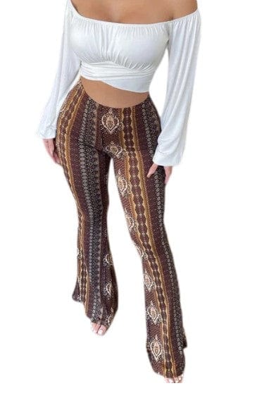 KESIA - Leggings mit hoher Taille und Schlaghose