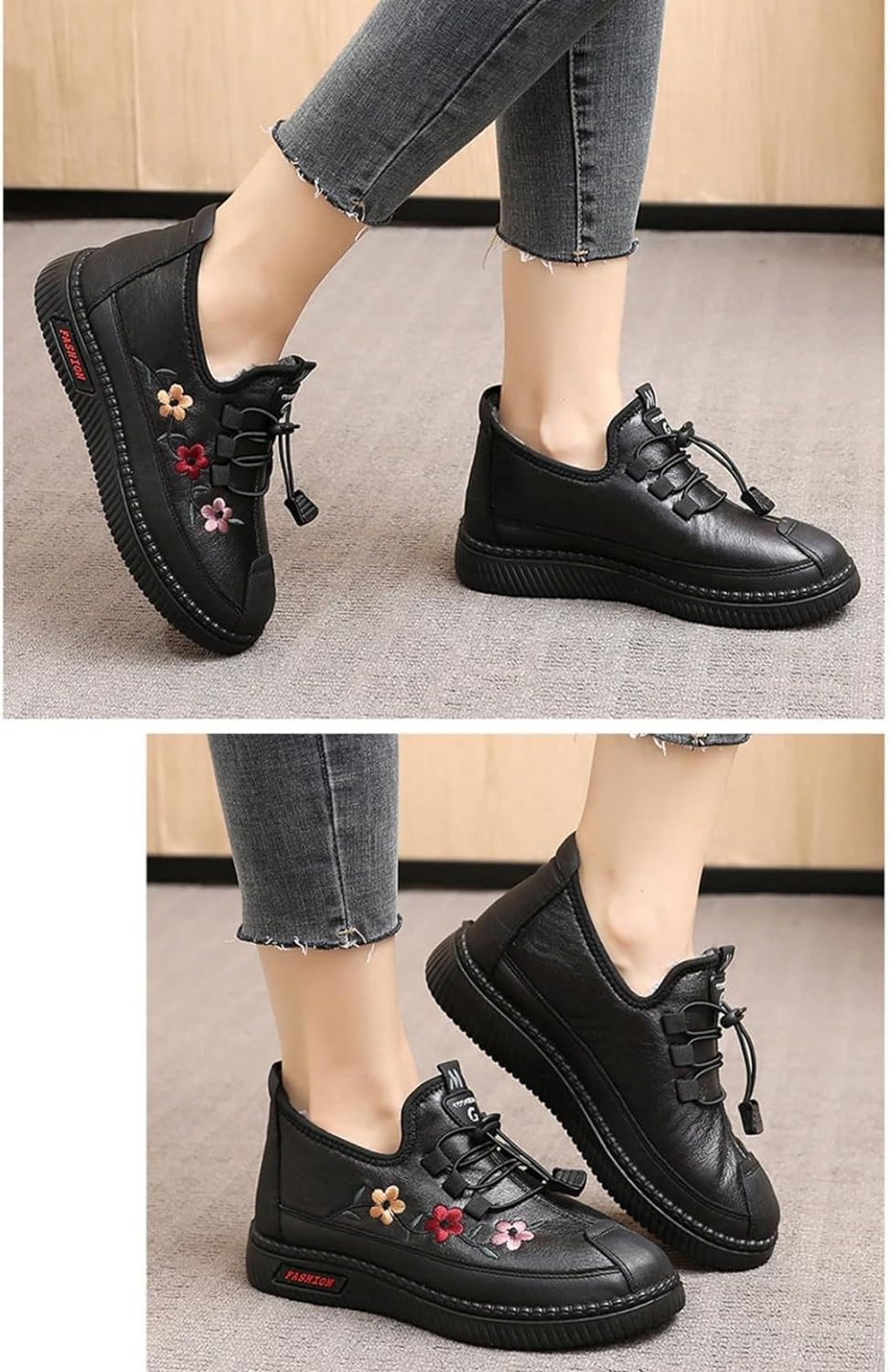 KIEL - Damen-Winter-Sportschuhe aus dickem Plüsch