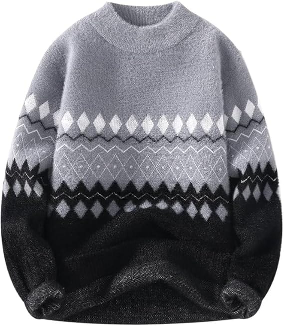 LAWRENCE - Diamantmuster Freizeitpullover 2024