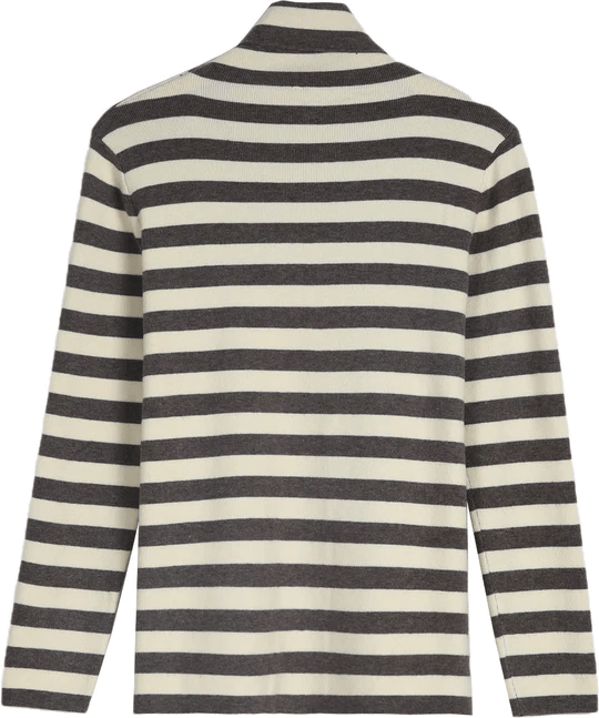 Lucia Comér® - Gestreifter Rollkragenpullover