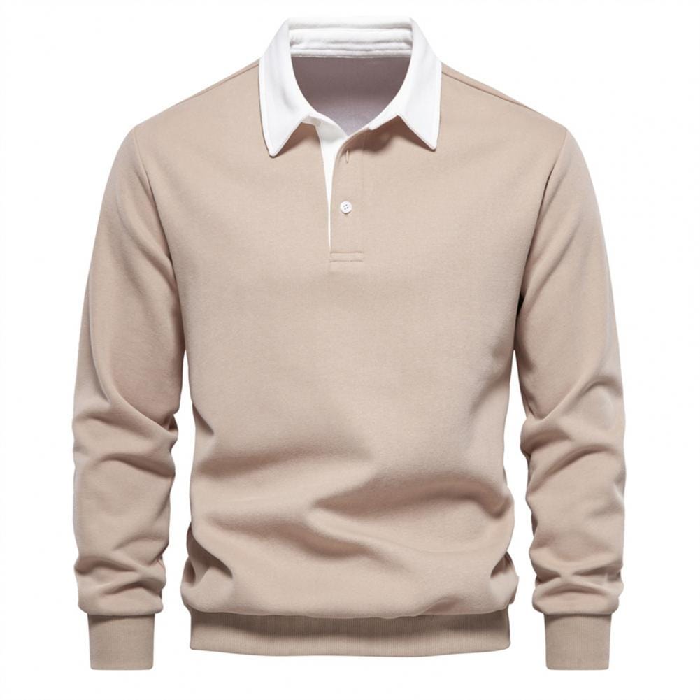 MARKUS - Lässiges Sweatshirt mit Reversknöpfen 2024