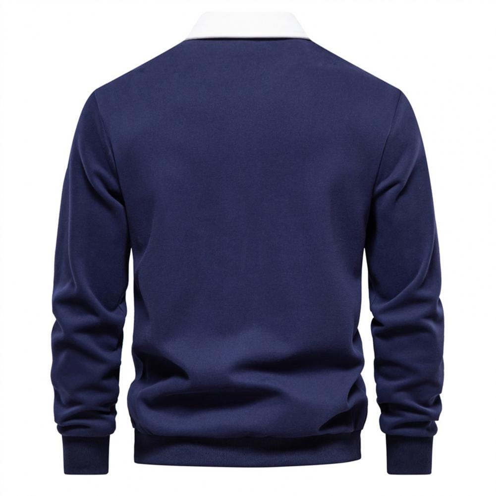 MARKUS - Lässiges Sweatshirt mit Reversknöpfen 2024