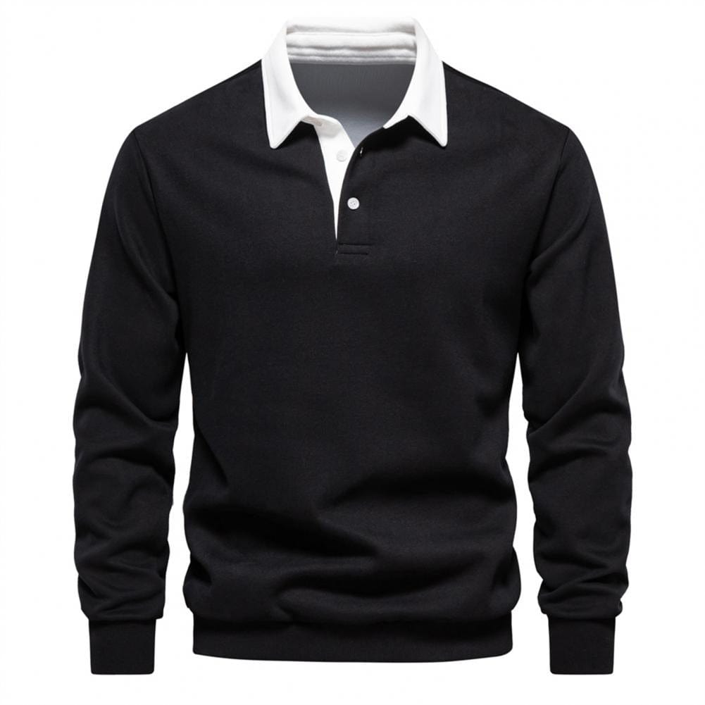MARKUS - Lässiges Sweatshirt mit Reversknöpfen 2024