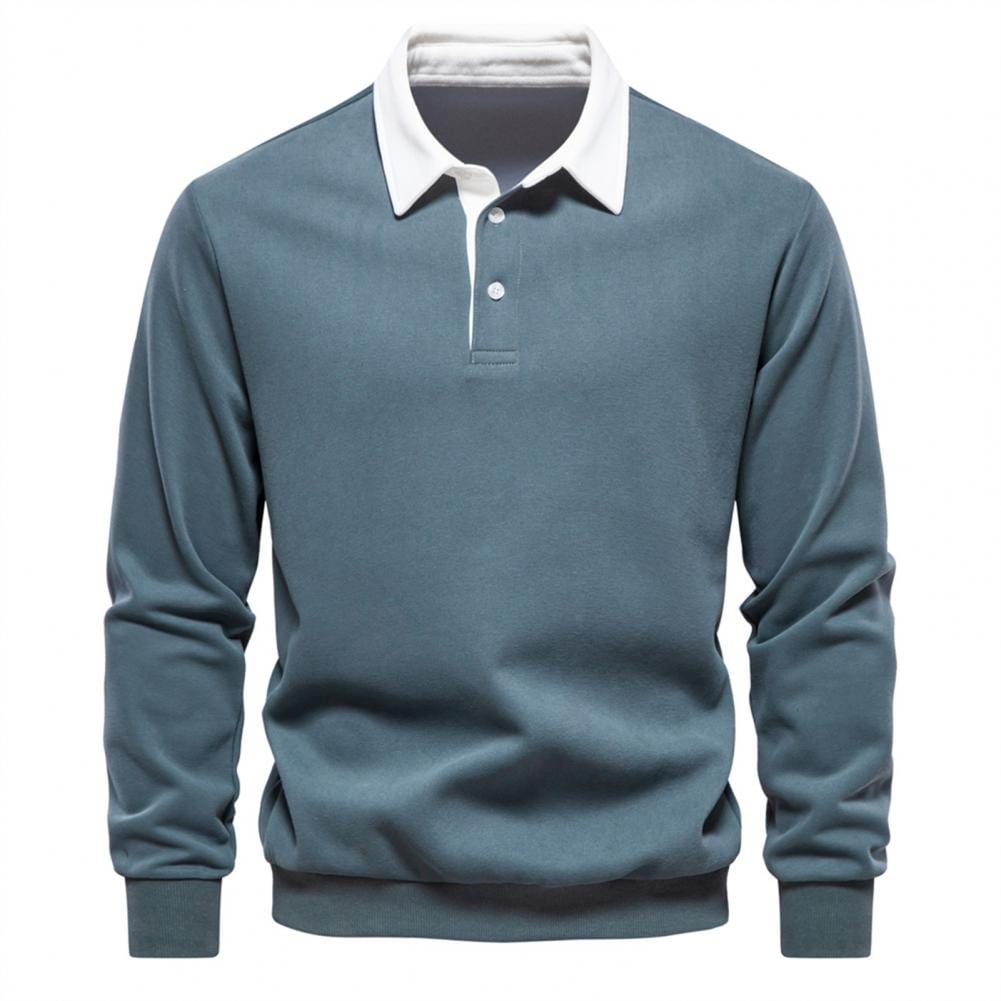 MARKUS - Lässiges Sweatshirt mit Reversknöpfen 2024