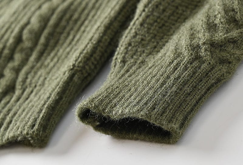 MARKY - Gestrickter Polopullover mit Kragen