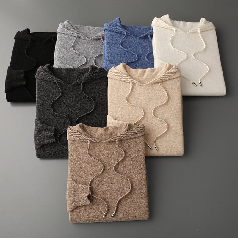 MICHAEL - Nahtlos gestrickter Kapuzenpullover