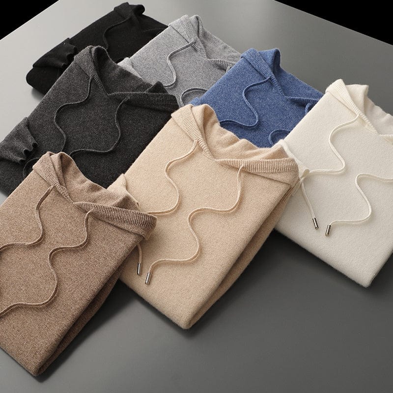 MICHAEL - Nahtlos gestrickter Kapuzenpullover