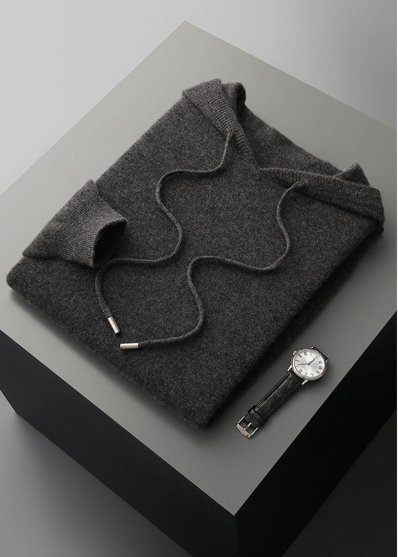 MICHAEL - Nahtlos gestrickter Kapuzenpullover