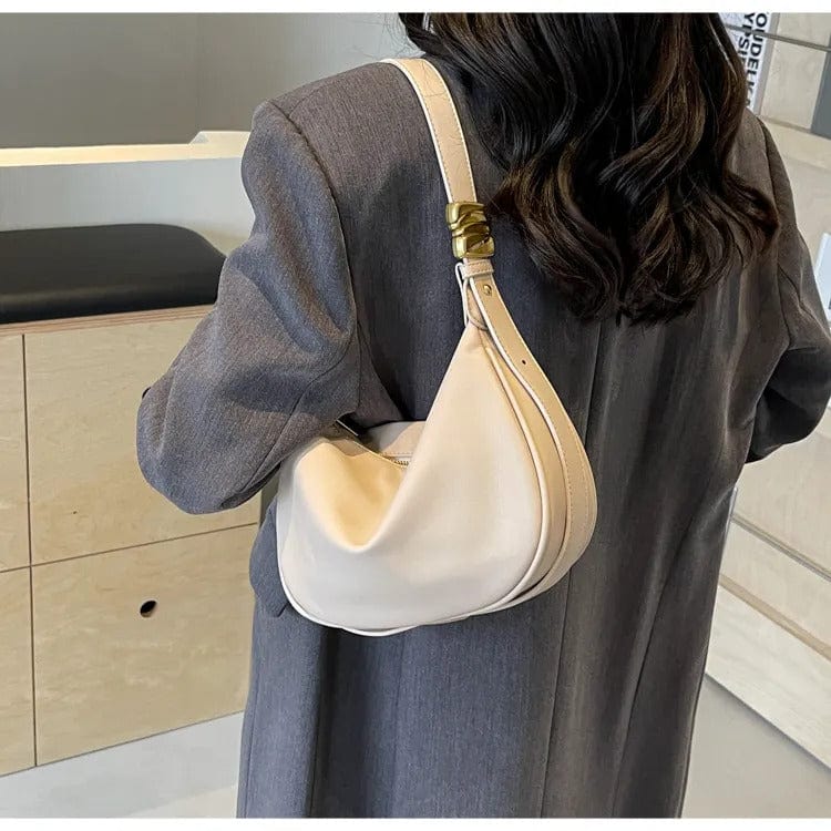 OLAH - Vintage Schultertasche aus weichem Leder