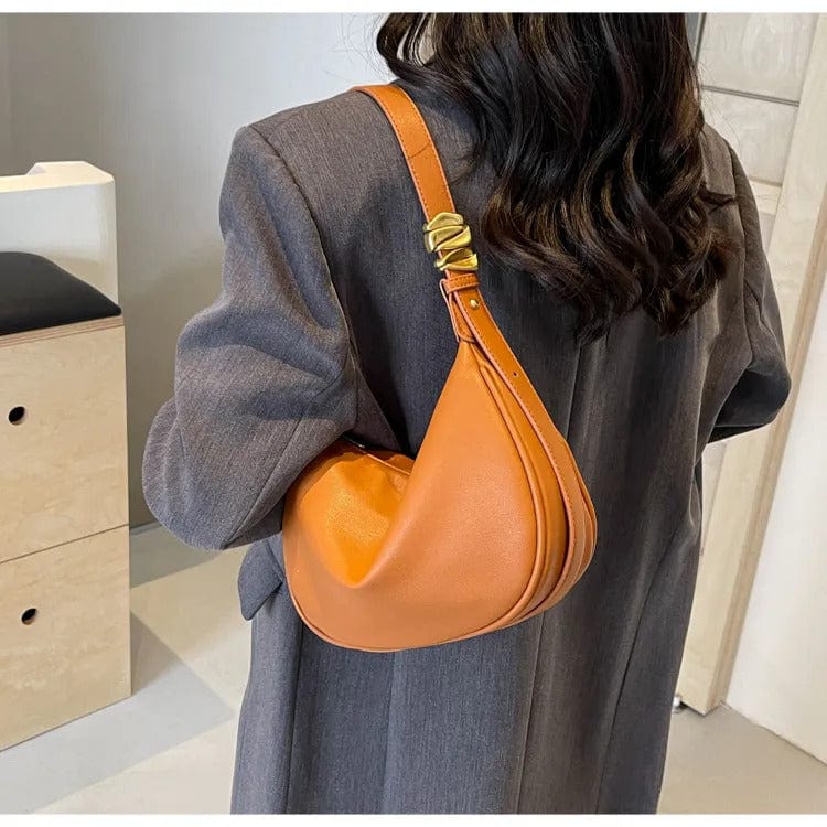 OLAH - Vintage Schultertasche aus weichem Leder