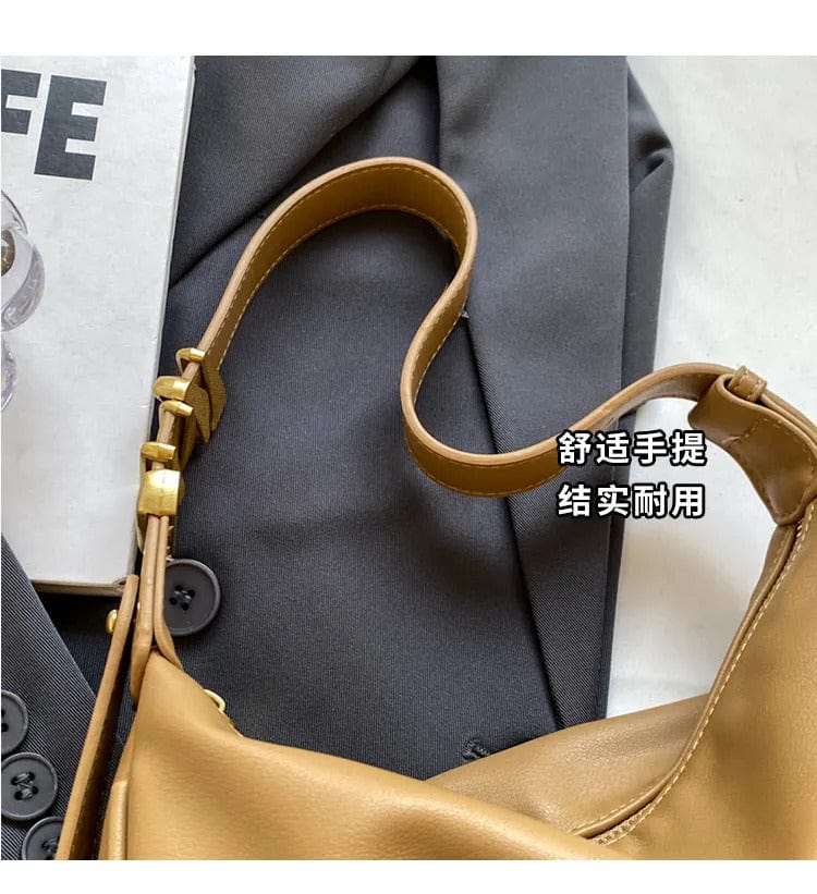 OLAH - Vintage Schultertasche aus weichem Leder