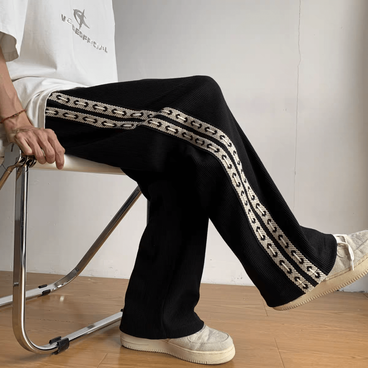 RANIER - Gerade, weit geschnittene Baggy-Hosen