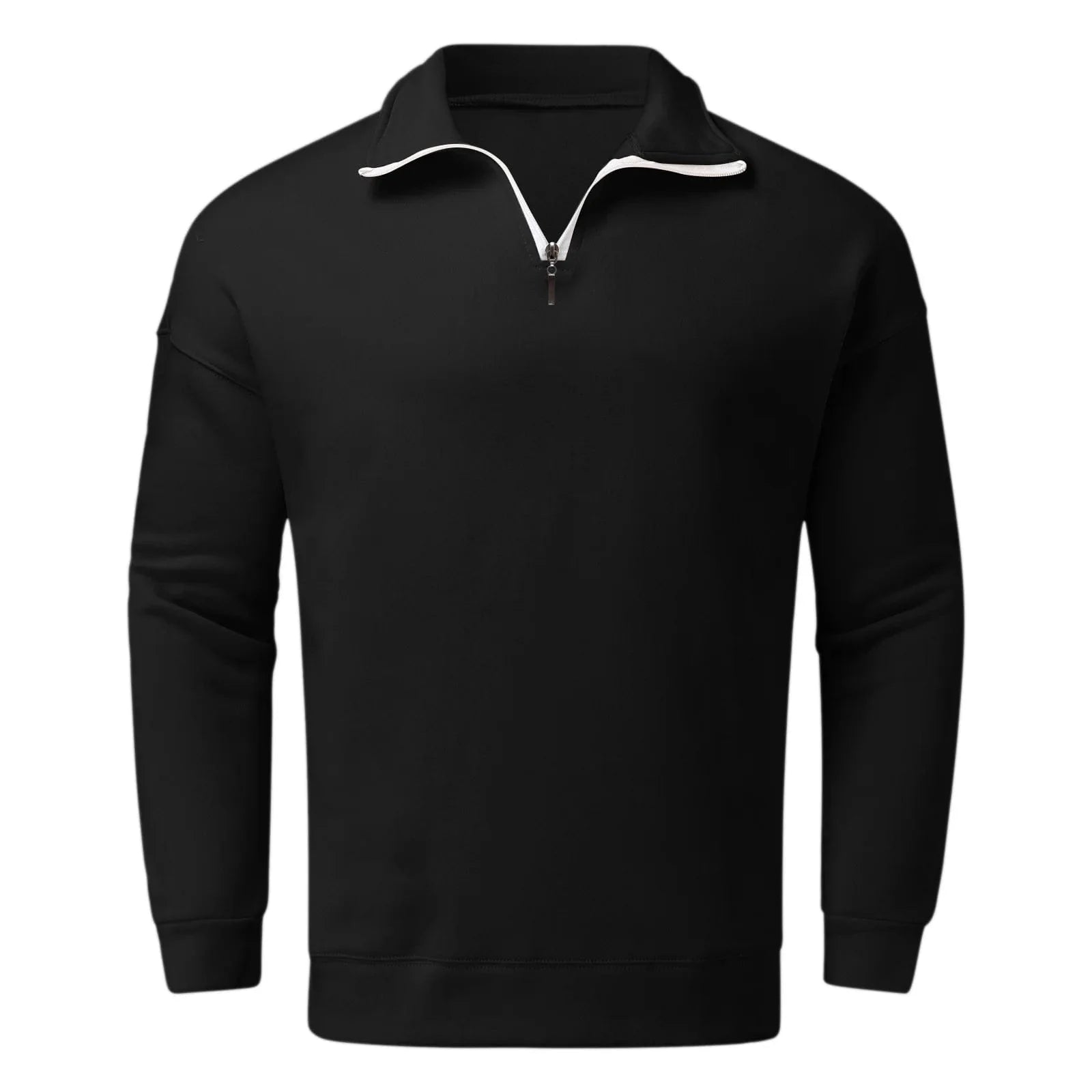 SPENSER - Einfarbiger Kapuzenloser Pullover