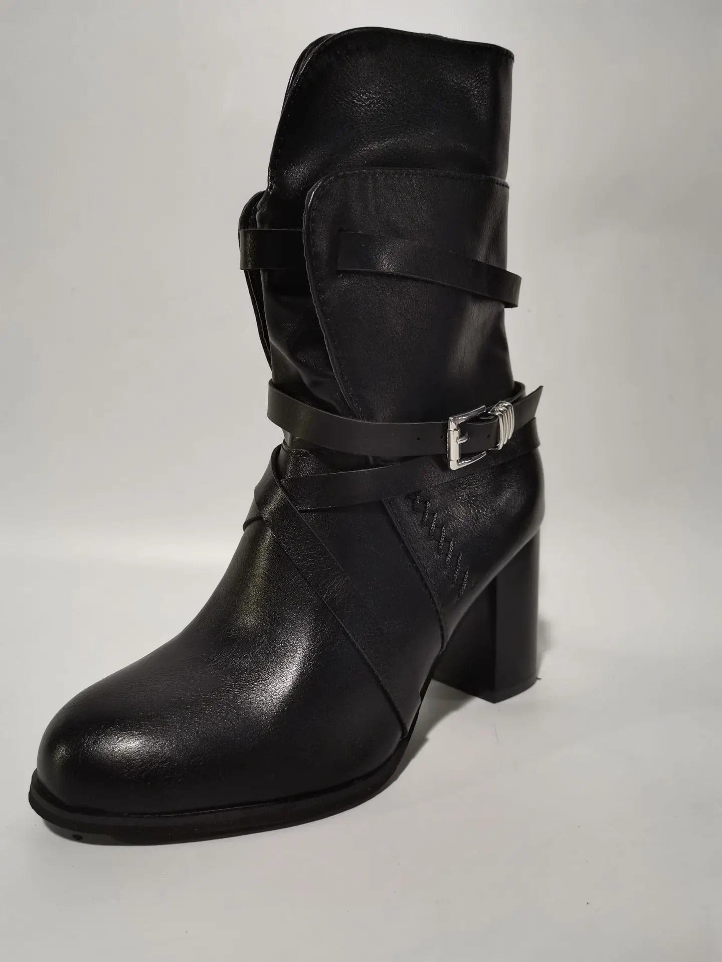 TERESA - Plattformstiefel bis zur Mitte der Wade