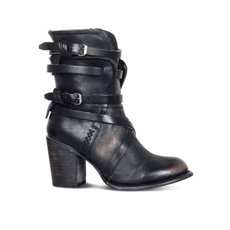 TERESA - Plattformstiefel bis zur Mitte der Wade