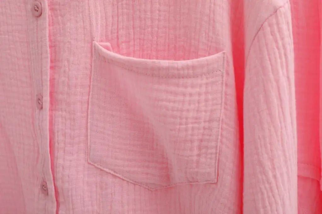 VIA - Pleated Lapel Hemd Sets