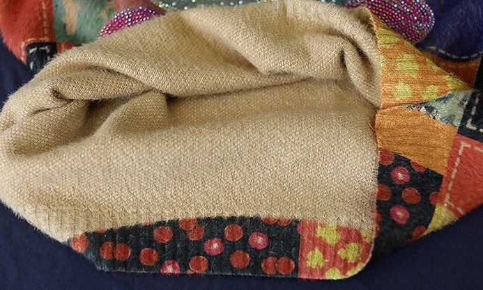 XIENNA - Vintage Diamantblumenpullover 2024