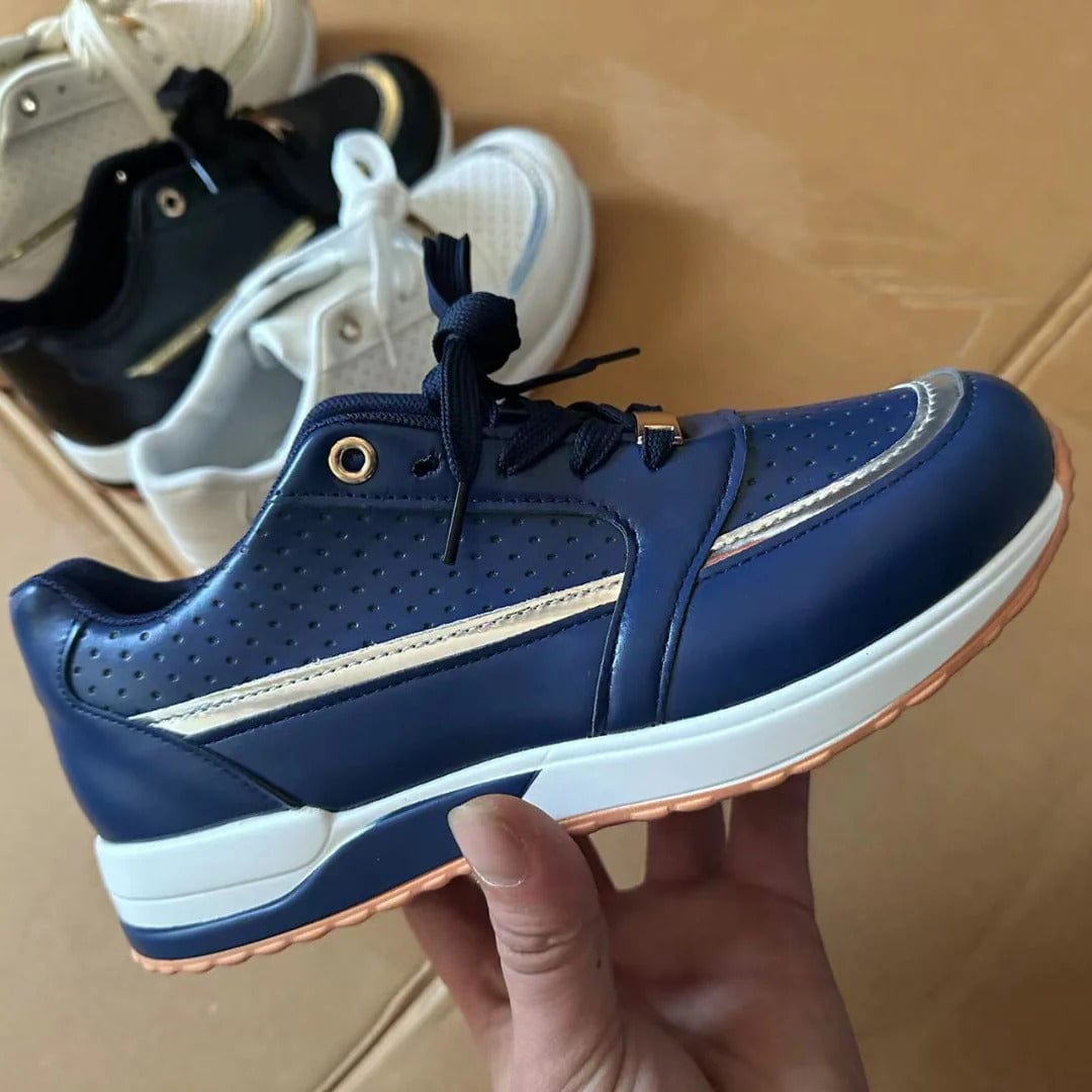 XYLA - Runde Zehen Freizeit Schnürsport Schuhe 2024