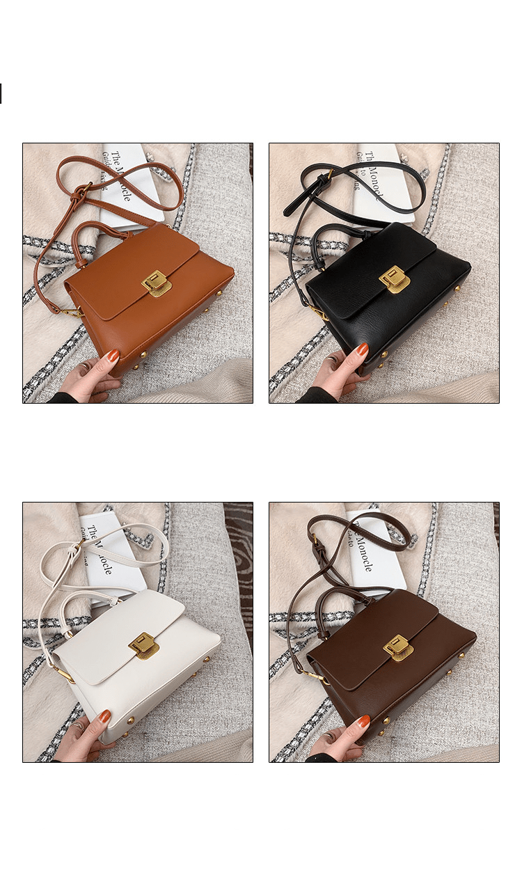 ZEN - Elegante kleine quadratische Umhängetasche 2024