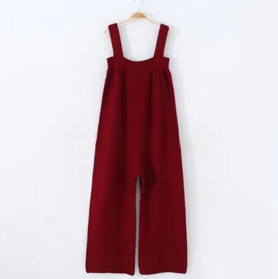 ZOE - Ärmelloser locker gestrickter Jumpsuit
