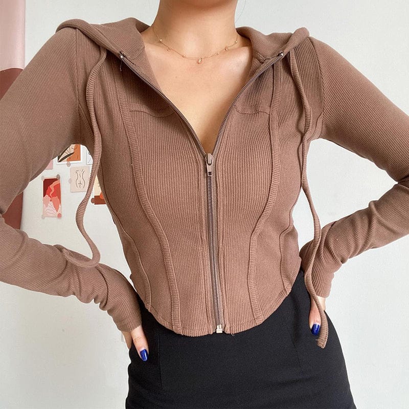 DEBORAH - Slim Fit Kurzer Cardigan