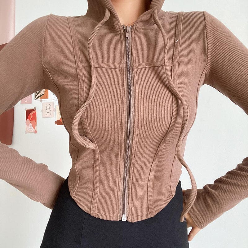 DEBORAH - Slim Fit Kurzer Cardigan