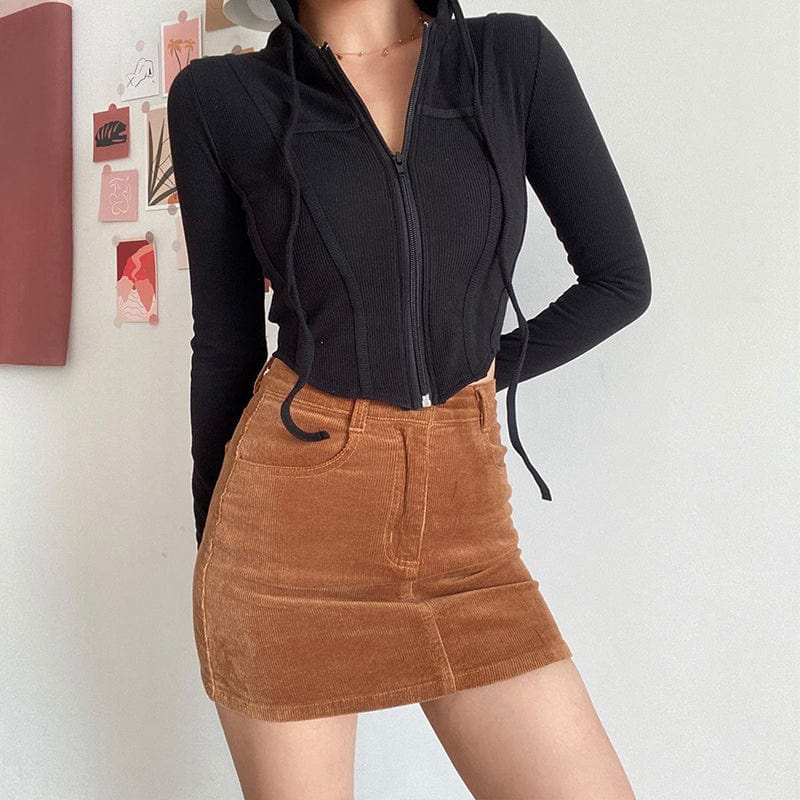 DEBORAH - Slim Fit Kurzer Cardigan