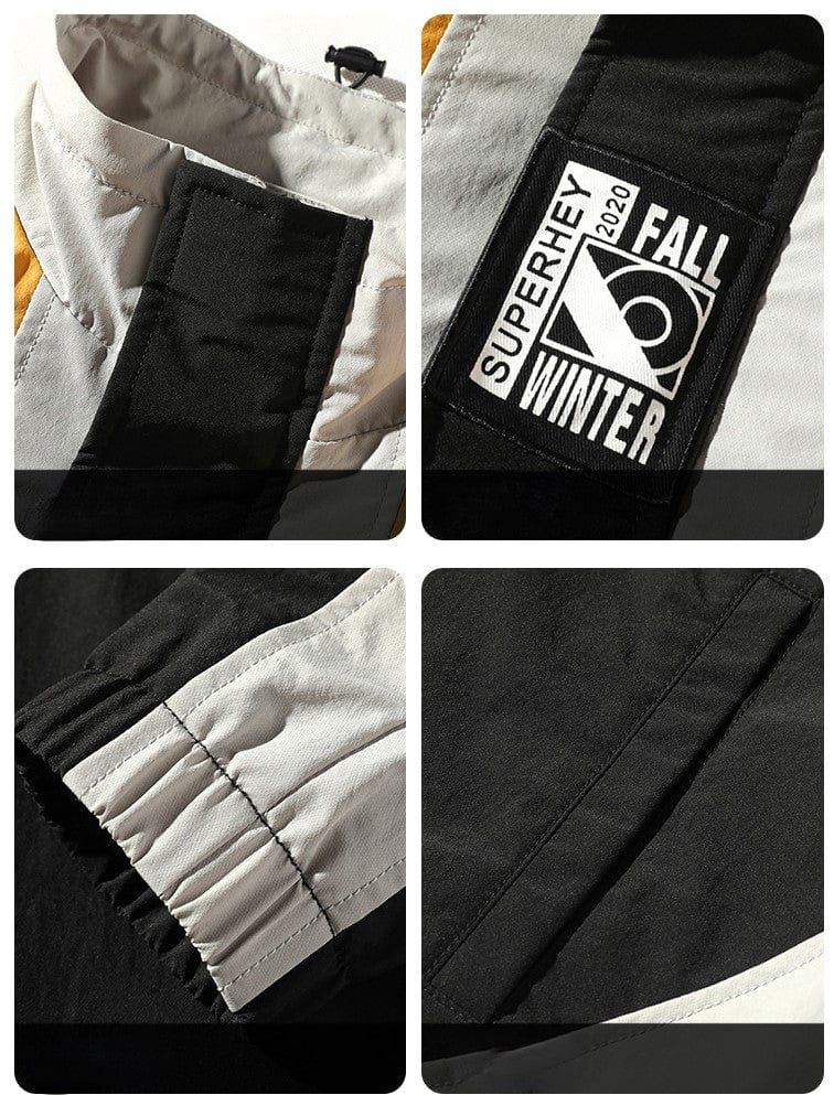 DENNIS - Retro-Farbiger Hip Hop Jacke