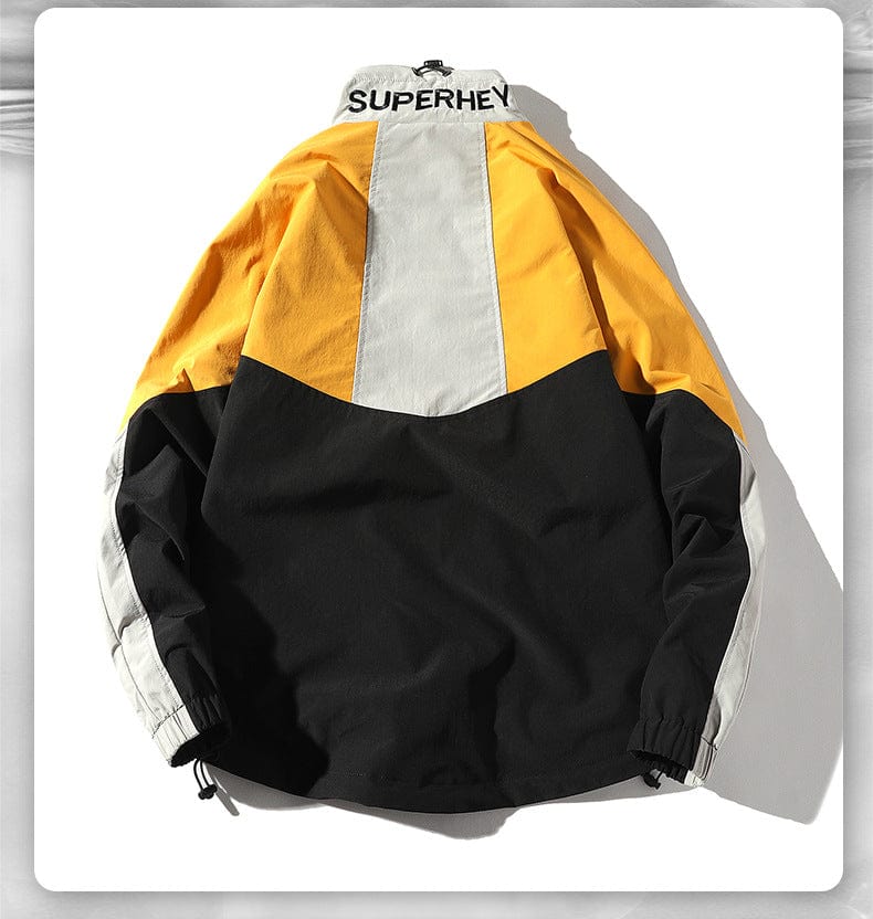 DENNIS - Retro-Farbiger Hip Hop Jacke