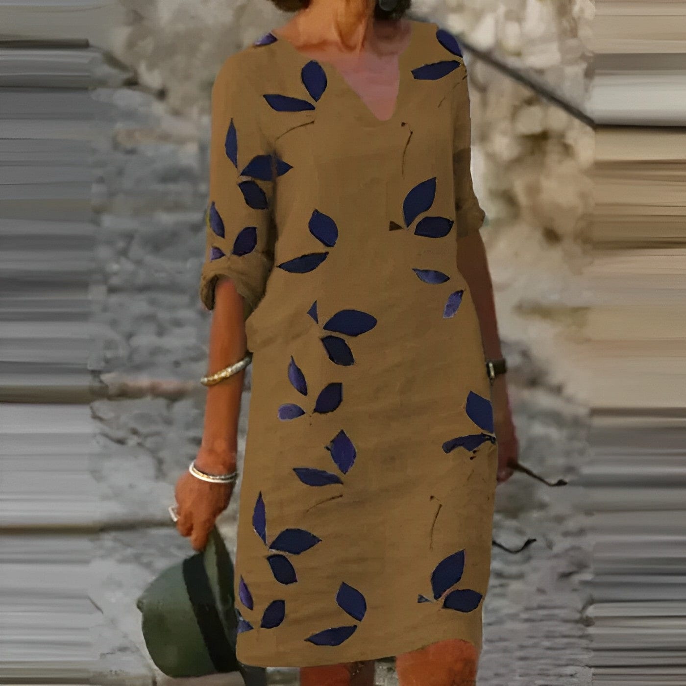 Elle&Vire® - Einzigartiges Kleid mit Blumenmuster