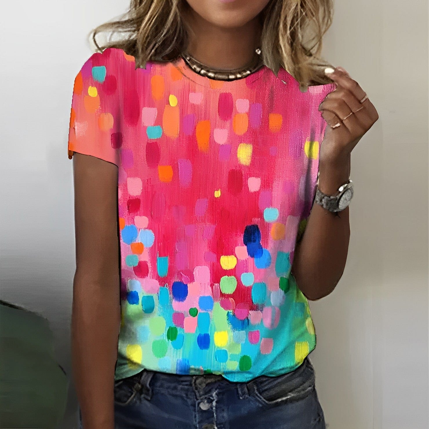 Elle&Vire® - Multicolor Sommerbluse
