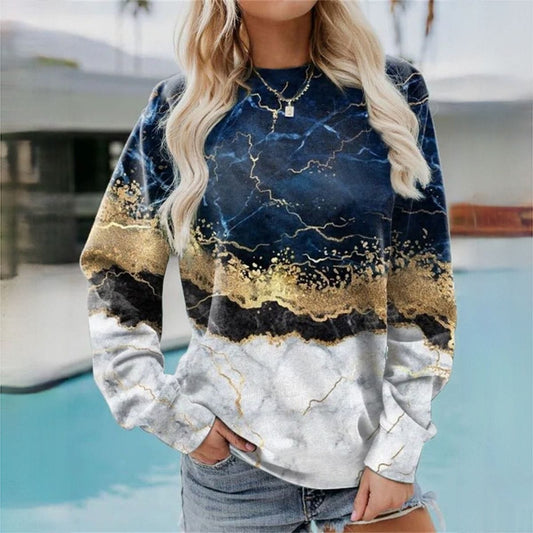 Elle&Vire® - Pullover mit Gewitterdruck
