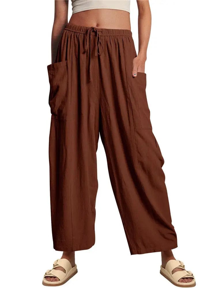 JUSTMINE - Vintage Hose mit weitem Bein
