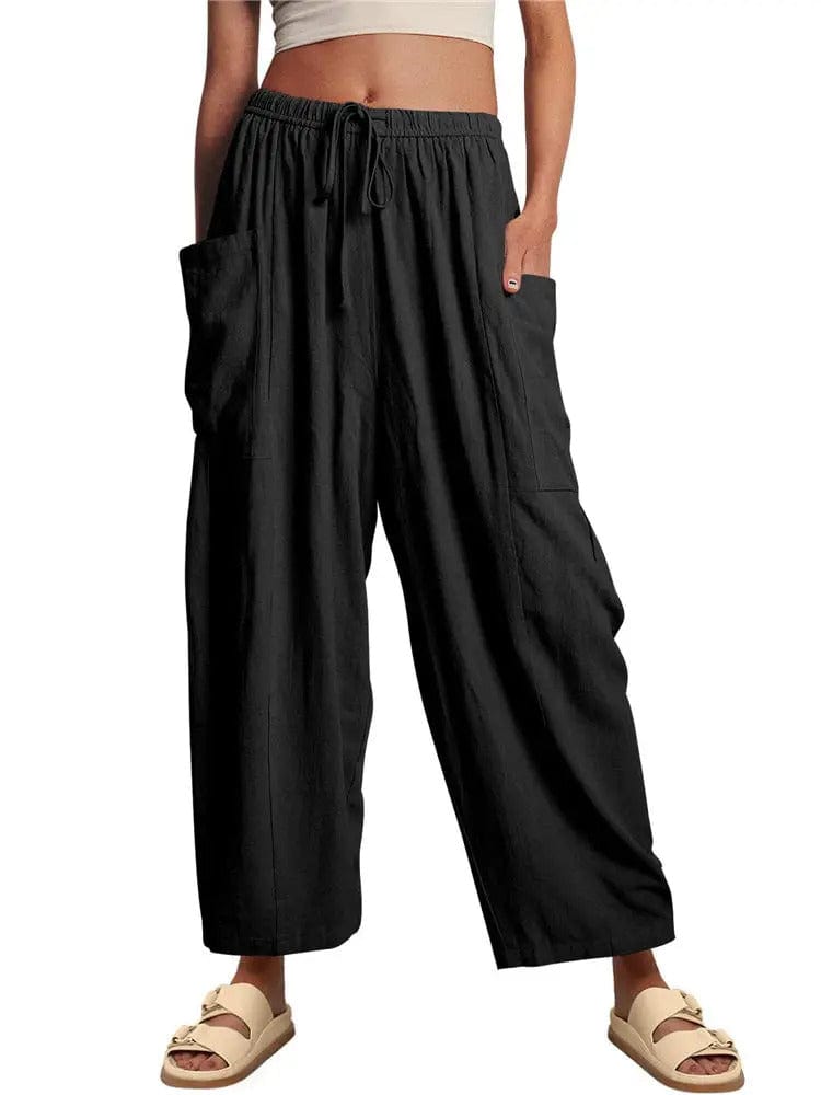 JUSTMINE - Vintage Hose mit weitem Bein