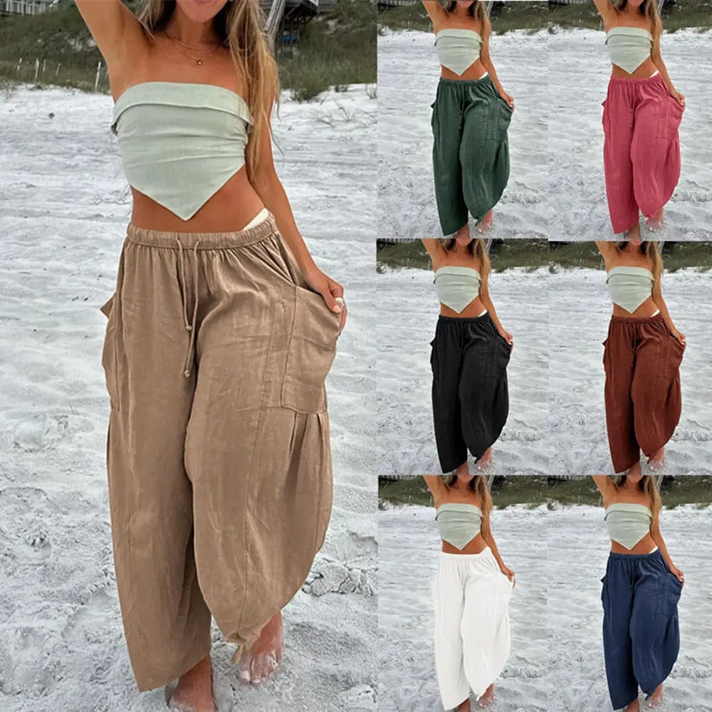 JUSTMINE - Vintage Hose mit weitem Bein